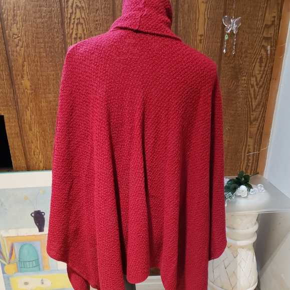 ❤ Retro/vintagecowl neck drapy poncho - Picture 4 of 6